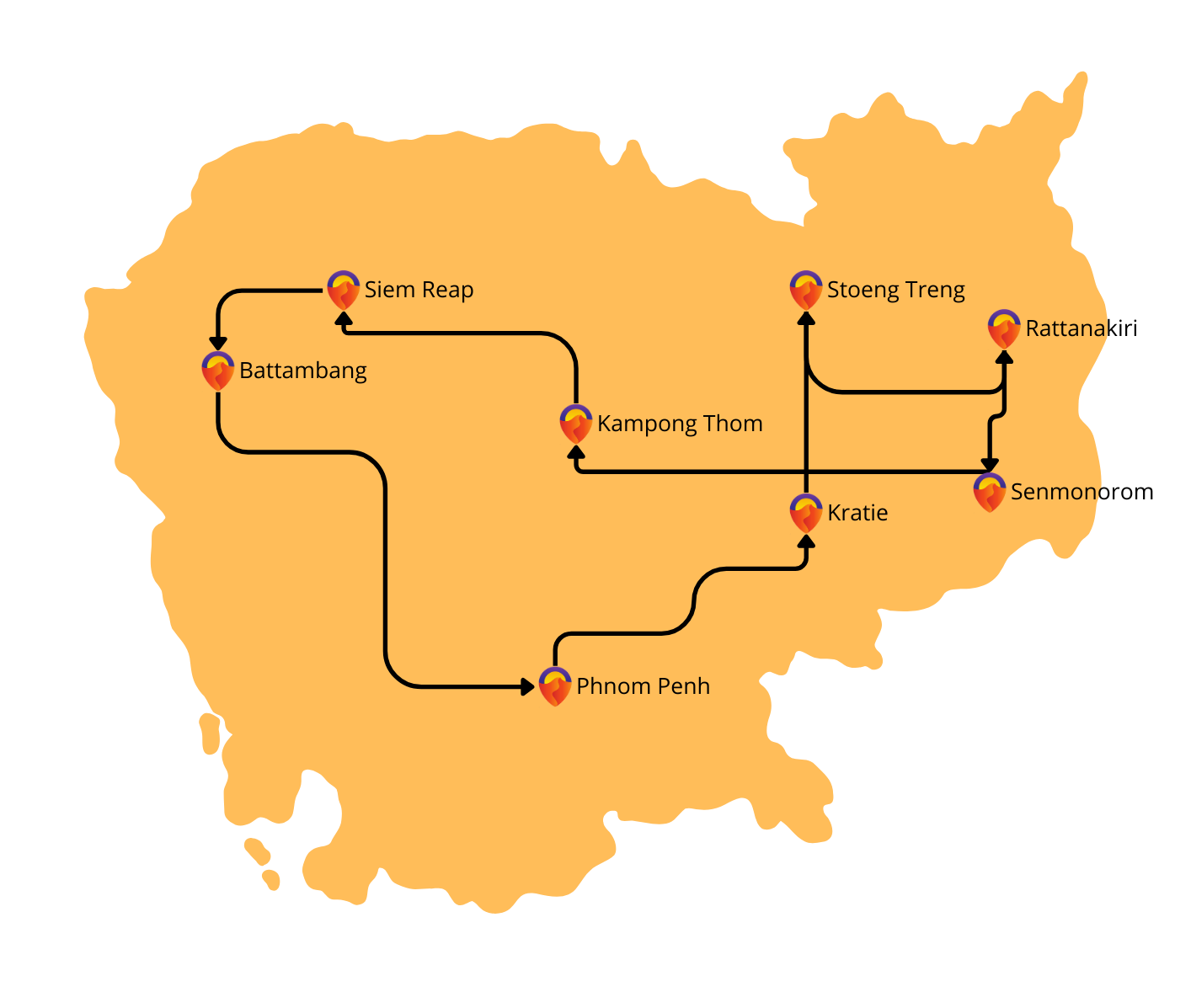 Cambodja 24 dagen Cambodja 24 dagen