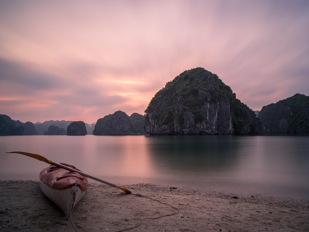 Kalkzandsteenrotsen Vietnam