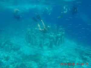 onderwaterbeeldenlocatie nabij Gili Meno